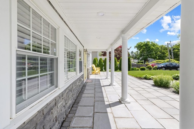 1091 Tobey St, New Bedford, MA 02745 - view of covered porch