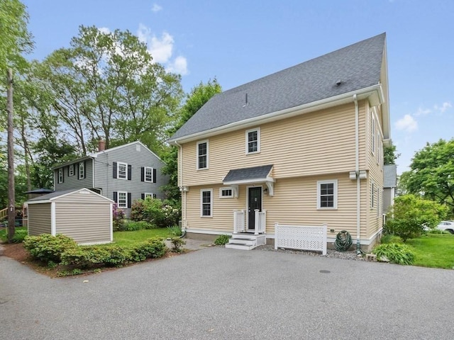 4 University Park, Waltham, MA 02453 - view of front facade with roof with shingles