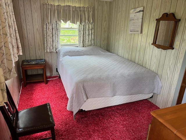 390 Brackett Rd, Eastham, MA 02642 - bedroom featuring wooden walls
