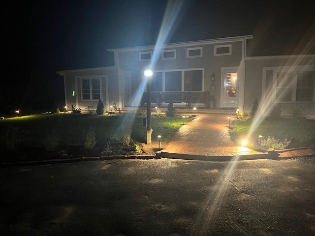 390 Brackett Rd, Eastham, MA 02642 - view of back of house at twilight