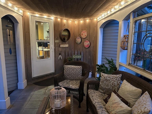 29 Deernolm St, Grafton, MA 01536 - exterior space featuring wooden ceiling and wood walls