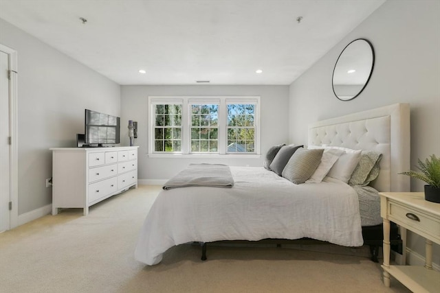 410 Salem St Unit 707, Wakefield, MA 01880 - bedroom featuring light colored carpet, baseboards, and recessed lighting