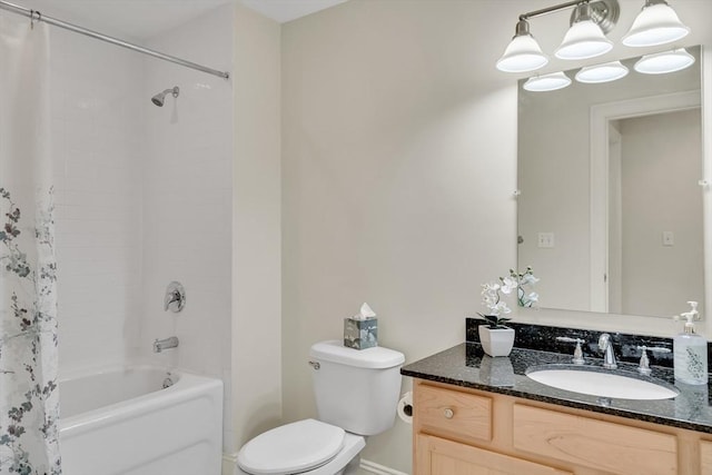 82 Virginia Rd Unit 405, Lincoln, MA 01773 - bathroom with toilet, shower / tub combo, vanity, and baseboards