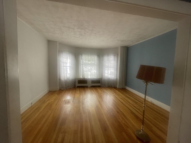 unfurnished room featuring wood-type flooring