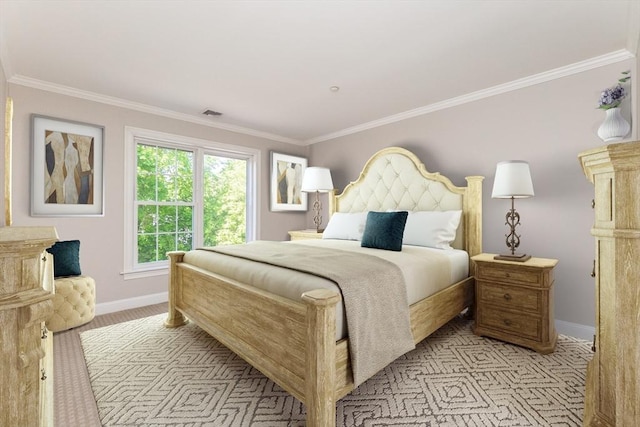 8 Crowninshield Unit 312, Peabody, MA 01960 - bedroom featuring baseboards and crown molding