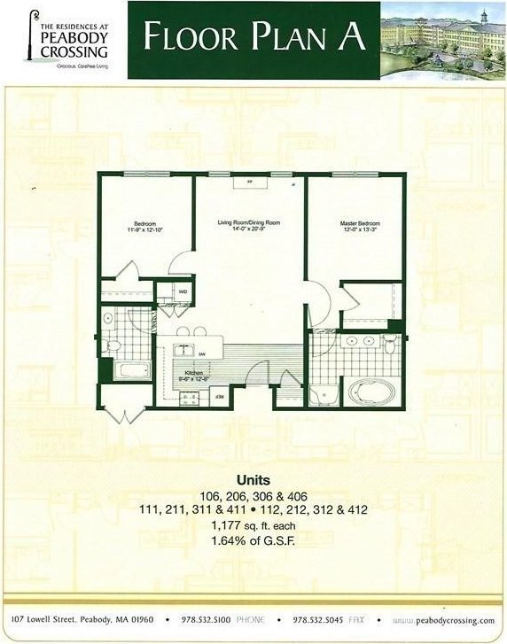 8 Crowninshield Unit 312, Peabody, MA 01960 - property floor plan