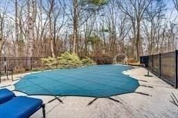 5 Hickory Rd, Southborough, MA 01772 - view of swimming pool featuring a patio and fence