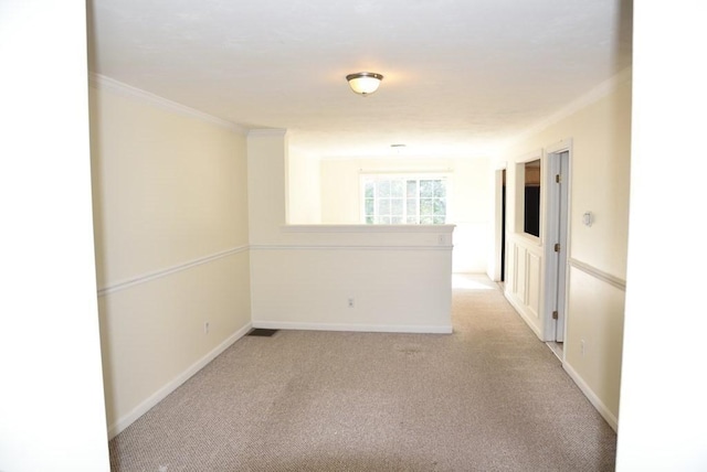 27 Christine Dr, Worcester, MA 01604 - spare room with light colored carpet and ornamental molding