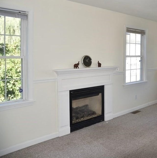 27 Christine Dr, Worcester, MA 01604 - detailed view of a glass covered fireplace and carpet