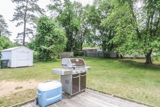 15 Fredette St, Springfield, MA 01109 - view of yard with a storage shed and a deck