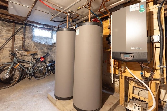 utilities featuring water heater