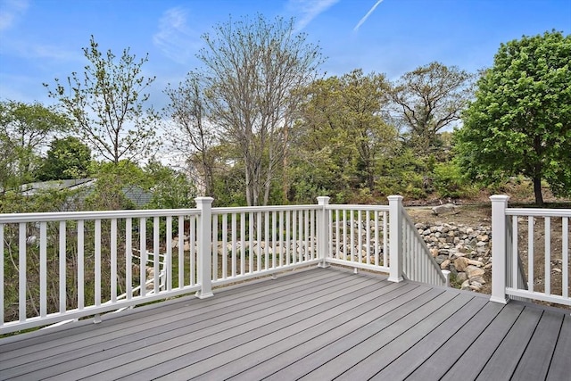 7 Locust St, Woburn, MA 01801 - view of wooden deck