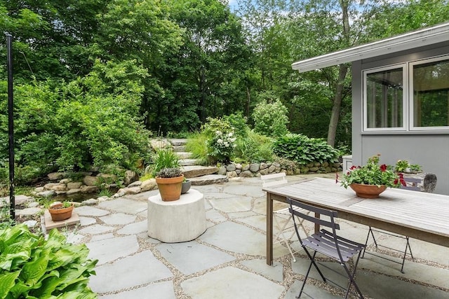 5 Mason St, Lexington, MA 02421 - view of patio / terrace with outdoor dining space