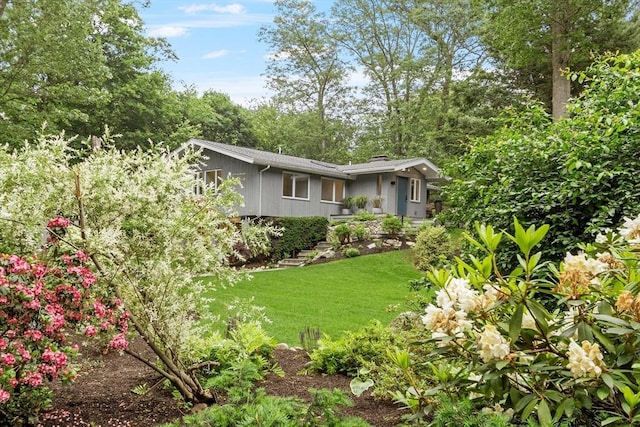 5 Mason St, Lexington, MA 02421 - view of front of house with a front yard