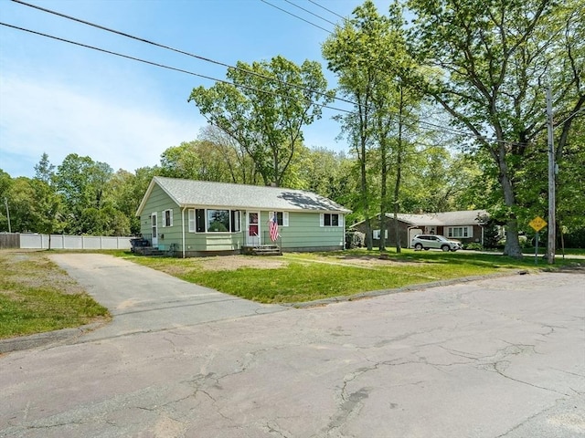37 Evergreen, Fairhaven, MA 02719 - ranch-style house with asphalt driveway
