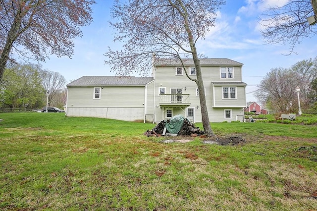 1 Island Rd, Medway, MA 02053 - rear view of house with a yard and a wooden deck