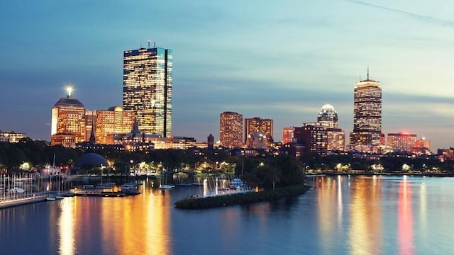 151 Beacon St Unit 4, Boston, MA 02116 - skyline view with a nearby body of water