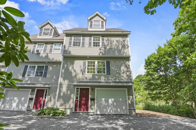 459 Brook St Unit C, Clinton, MA 01510 - view of front facade with driveway and an attached garage