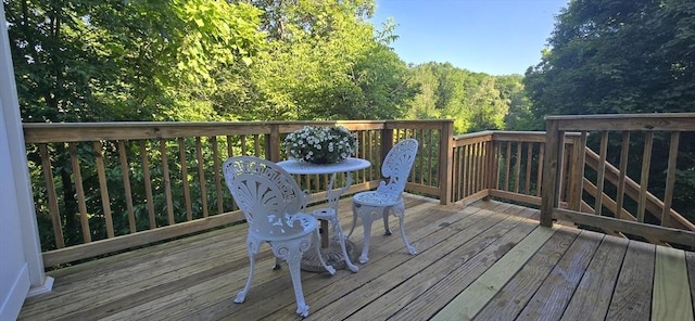 459 Brook St Unit C, Clinton, MA 01510 - deck featuring a forest view