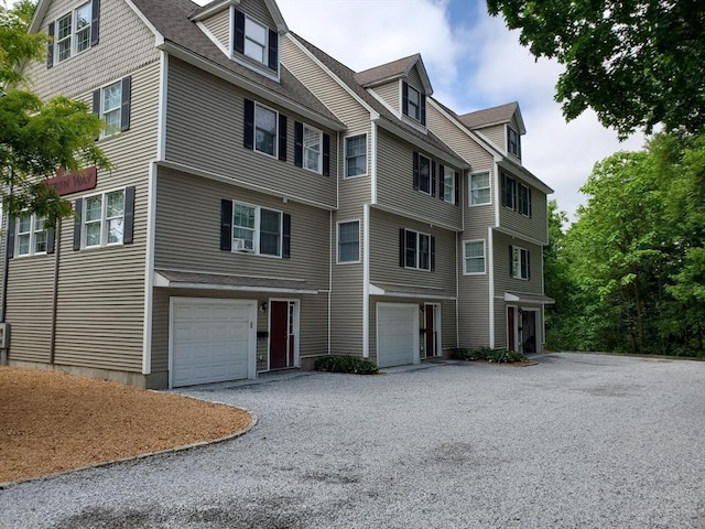 459 Brook St Unit C, Clinton, MA 01510 - view of front of property with driveway and a garage