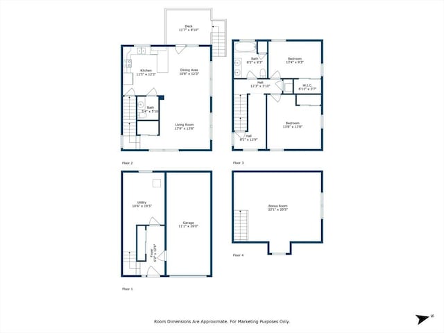 459 Brook St Unit C, Clinton, MA 01510 - view of room layout