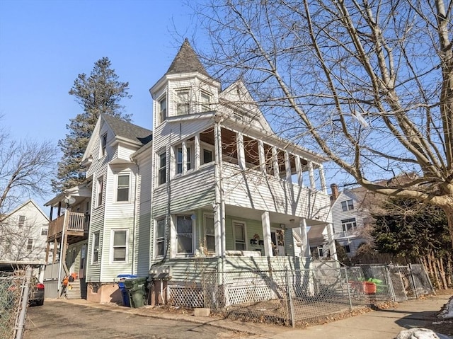 view of victorian house