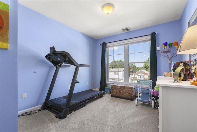 16 Windsor St, Everett, MA 02149 - workout area featuring carpet flooring and baseboards