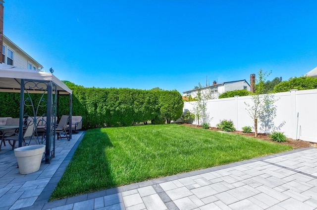 16 Windsor St, Everett, MA 02149 - view of yard featuring a patio and a gazebo
