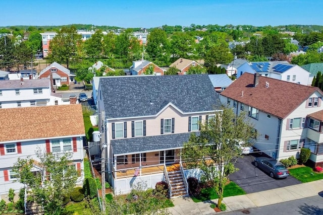 16 Windsor St, Everett, MA 02149 - aerial perspective of suburban area