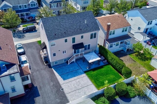 16 Windsor St, Everett, MA 02149 - aerial perspective of suburban area
