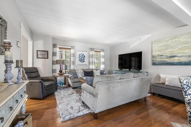 16 Windsor St, Everett, MA 02149 - living area with dark wood-type flooring