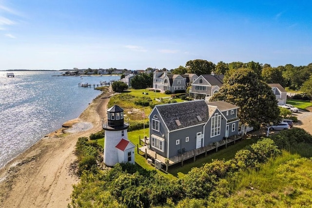 107 Channel Point Rd, Barnstable, MA 02601 - aerial view of a nearby body of water