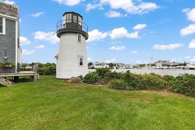 107 Channel Point Rd, Barnstable, MA 02601 - view of green lawn with a water view