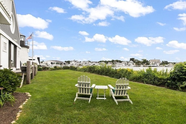 107 Channel Point Rd, Barnstable, MA 02601 - view of green lawn featuring a balcony