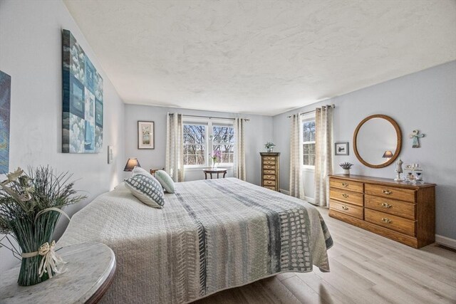 2 Englewood Dr Unit Jl, Harwich, MA 02645 - bedroom featuring light wood-style flooring and a textured ceiling