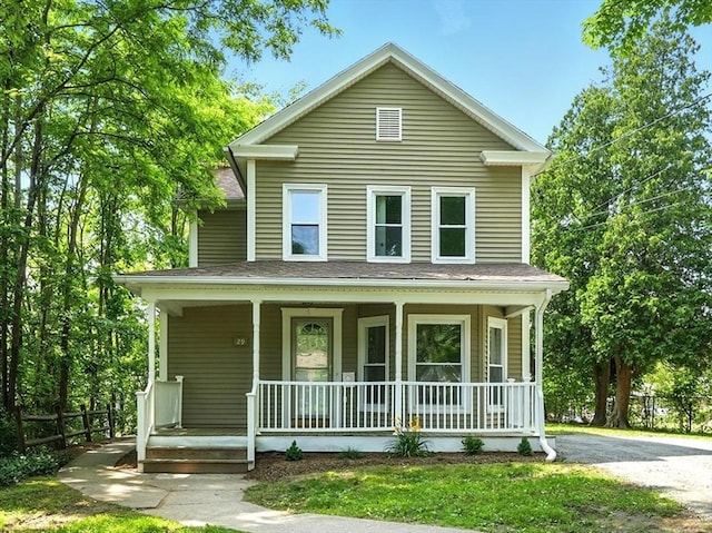 29 Healy St, West Springfield, MA 01089 - view of front facade with covered porch