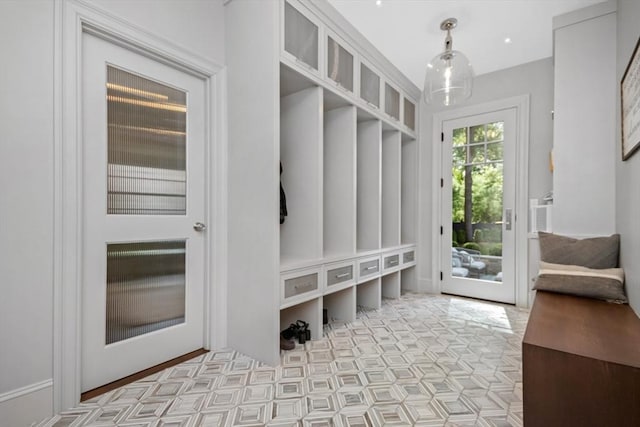view of mudroom