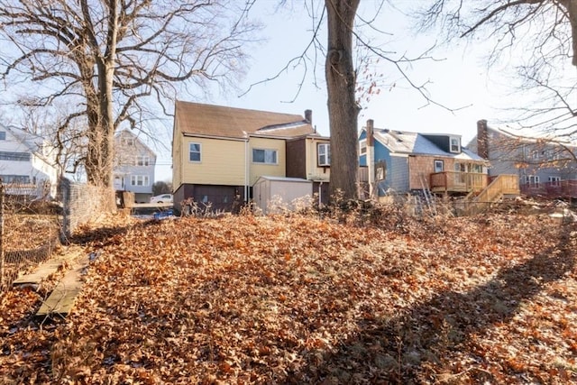 view of rear view of house