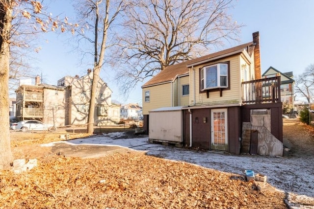 view of rear view of house