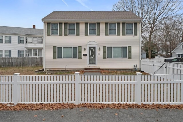 view of front of home