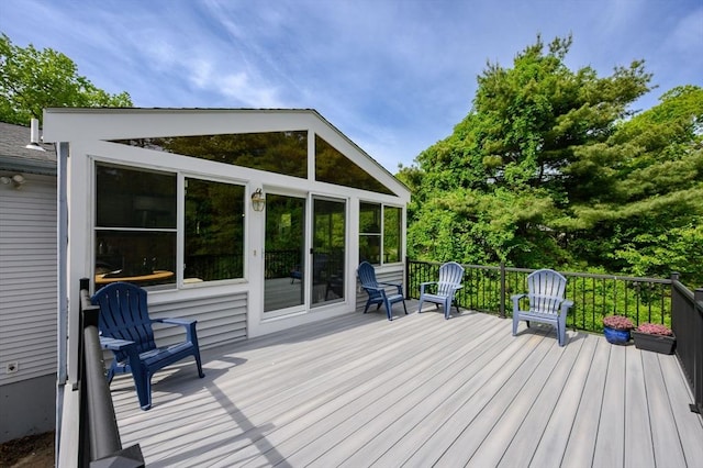 146 Field St, Taunton, MA 02780 - view of wooden deck