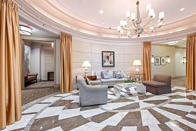 view of community lobby