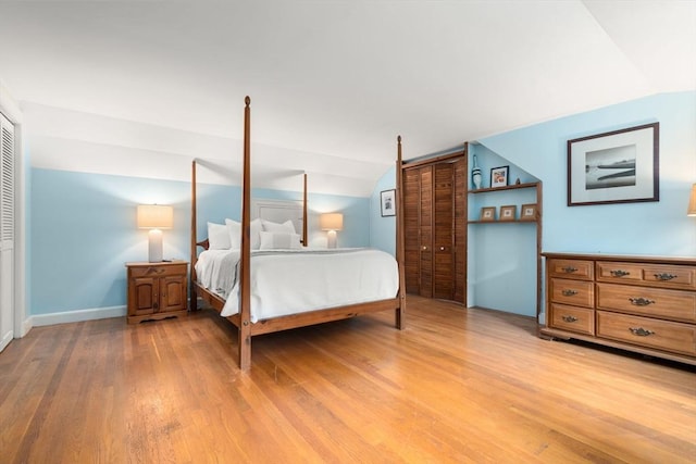 19 Birch St, Millis, MA 02054 - bedroom featuring lofted ceiling and light wood finished floors