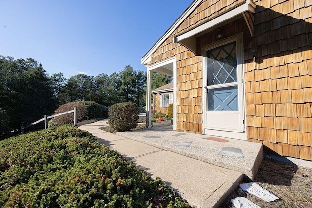 view of entrance to property