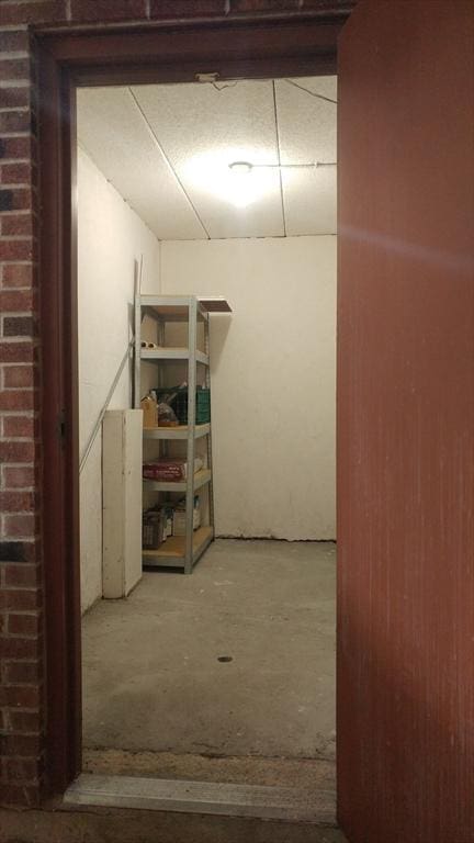 view of basement