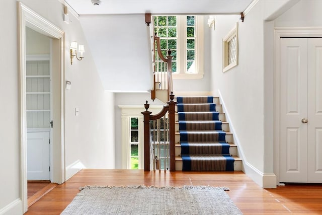 10 Eliot Rd, Lexington, MA 02421 - stairway featuring wood finished floors and baseboards