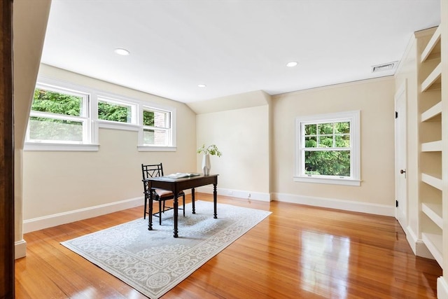 10 Eliot Rd, Lexington, MA 02421 - office space with healthy amount of natural light, light wood-type flooring, and recessed lighting