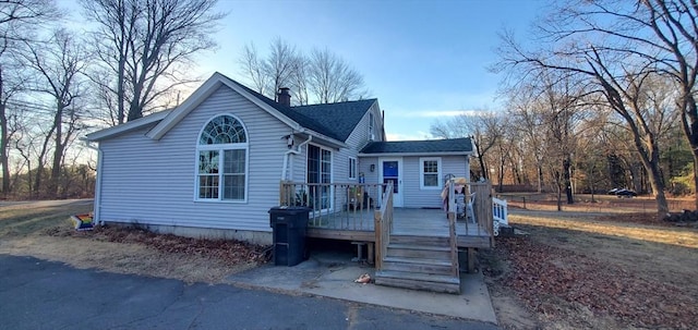 95 Prospect Street Ext, Westfield, MA 01085 - view of front facade with a deck