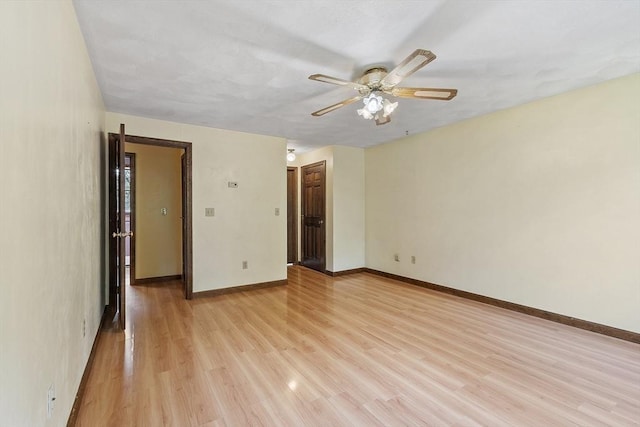 146 Lowell Rd, Pepperell, MA 01463 - unfurnished room featuring light wood finished floors and ceiling fan
