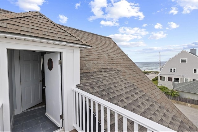 details with a shingled roof